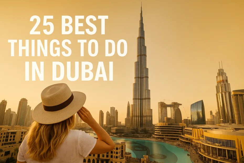 Things to do in Dubai from Burj Khalifa to desert safaris