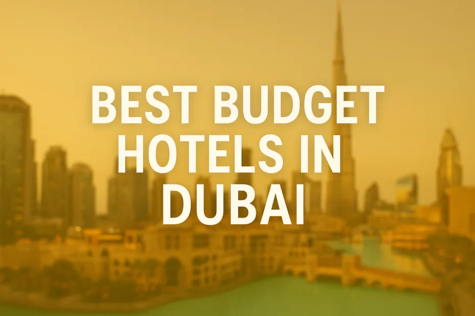 Budget hotel in Dubai offering affordable rooms and skyline views